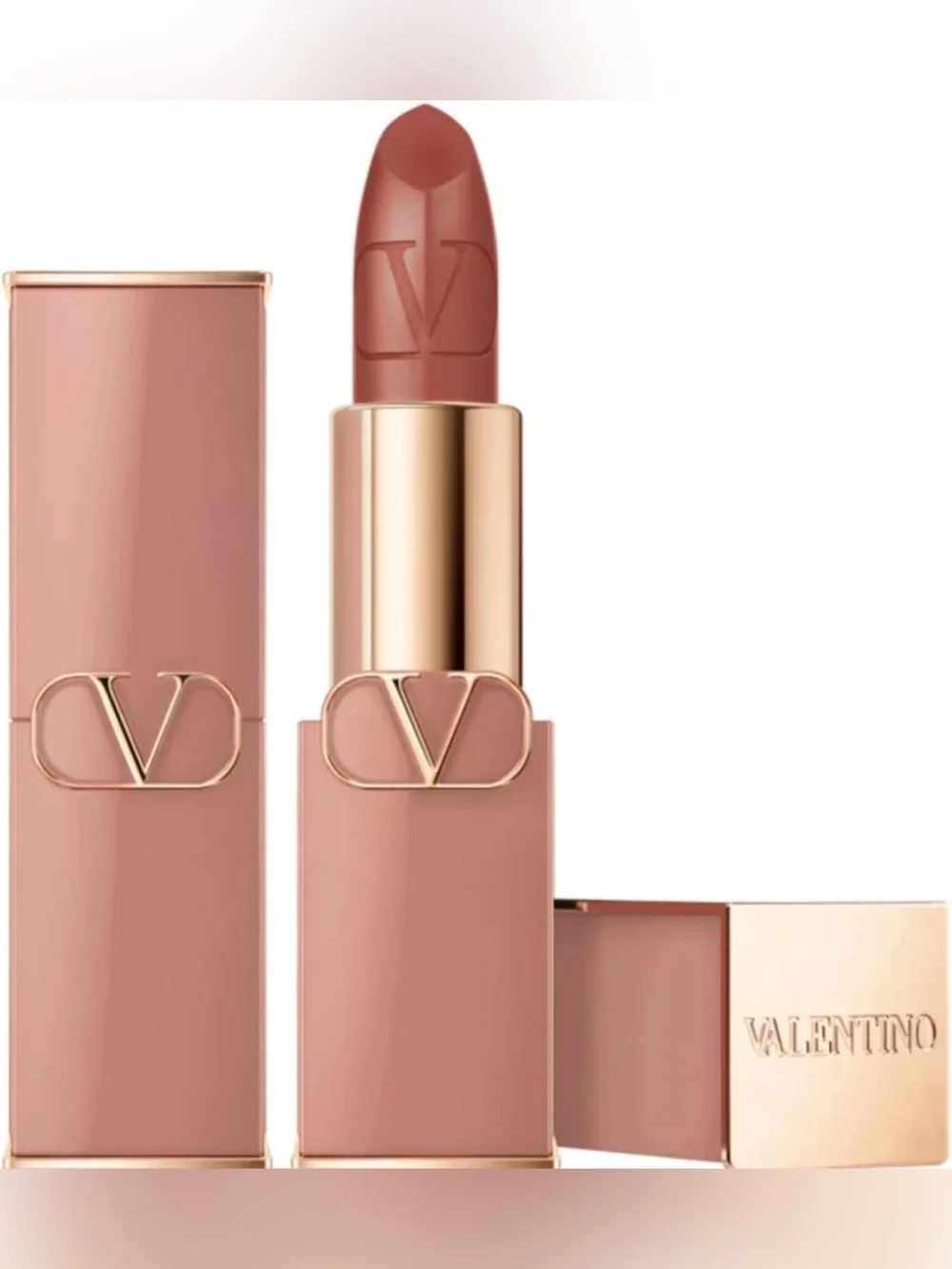 Valentino Rosso Valentino Satin Lipstick — 113R Nude Caress shade
